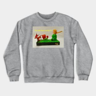 Little Prince and his friend Fox Crewneck Sweatshirt